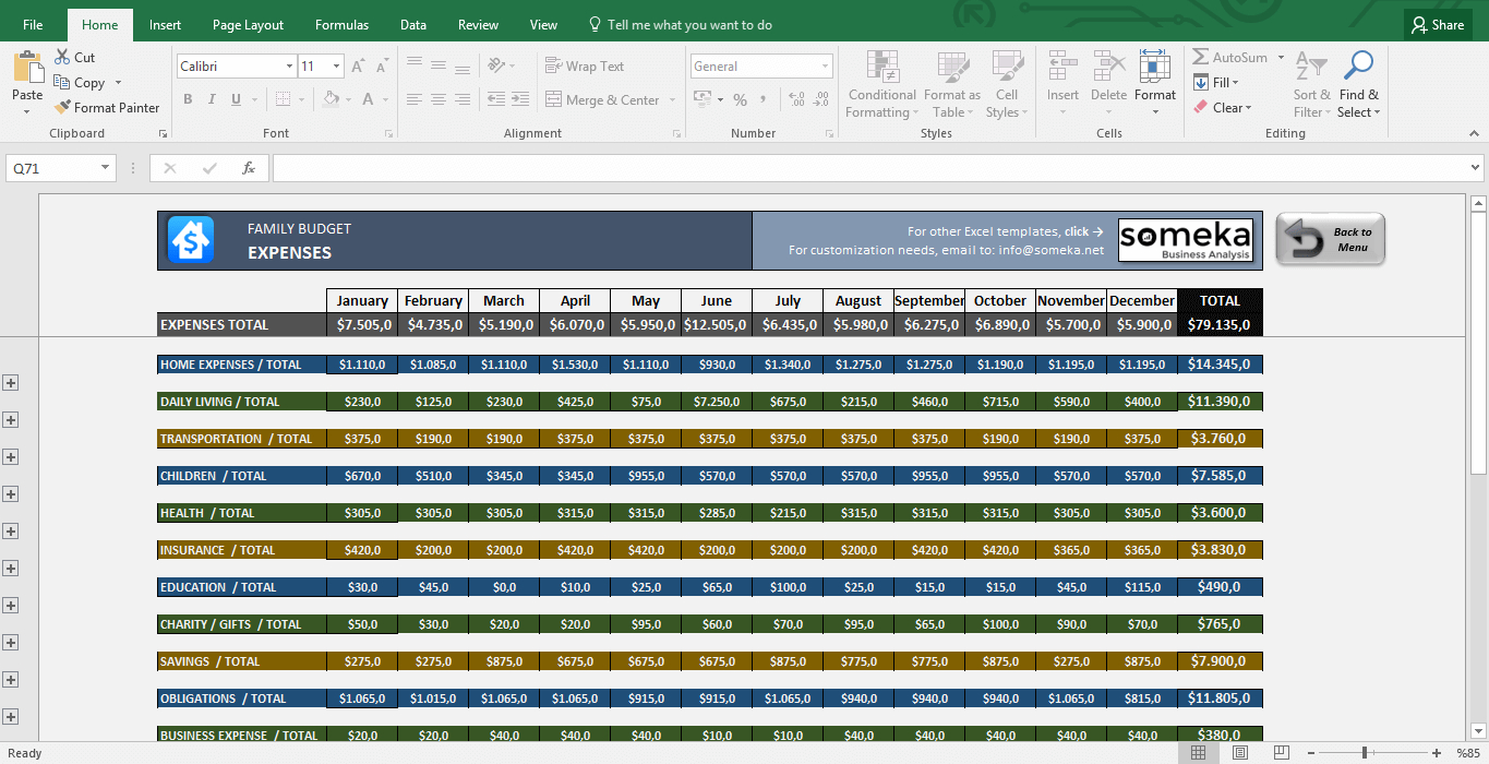 2017’s Best Free Budget Templates WalletHub