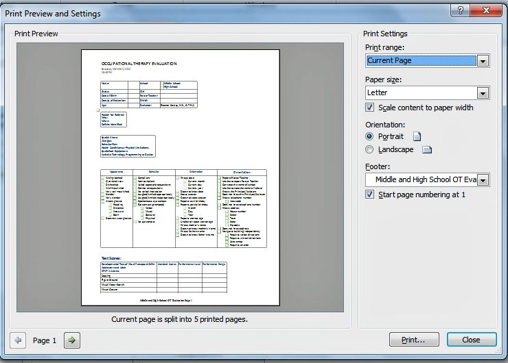 Physical Therapy and Occupational Therapy Goal Templates