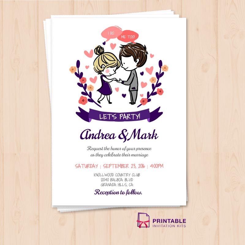 Wedding Invitation Templates PNG Images For Free