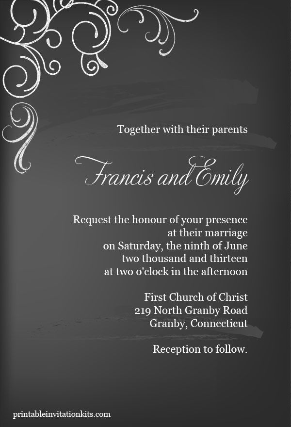 Free Wedding Invitation Templates Part 8