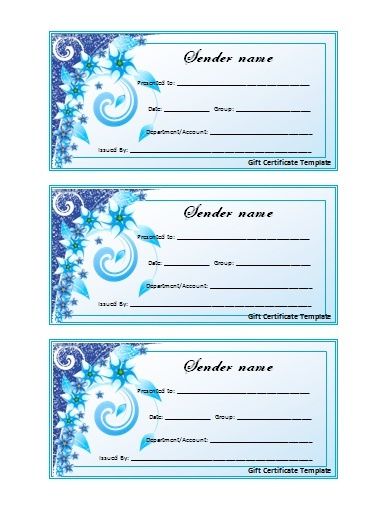 Gift Certificate Templates for Free 2020site.org