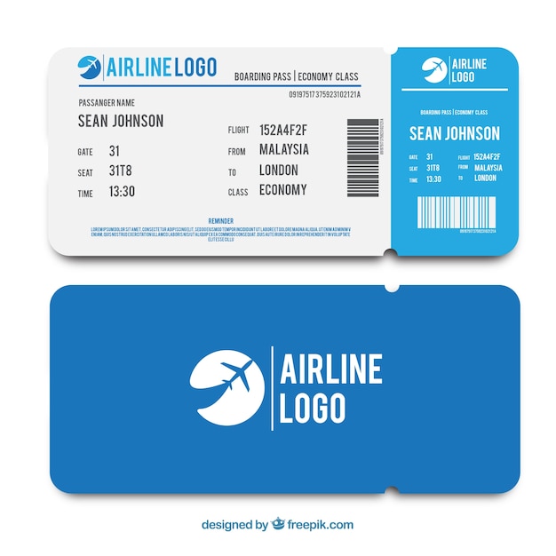 33+ Examples of Boarding Pass Designs Template.net