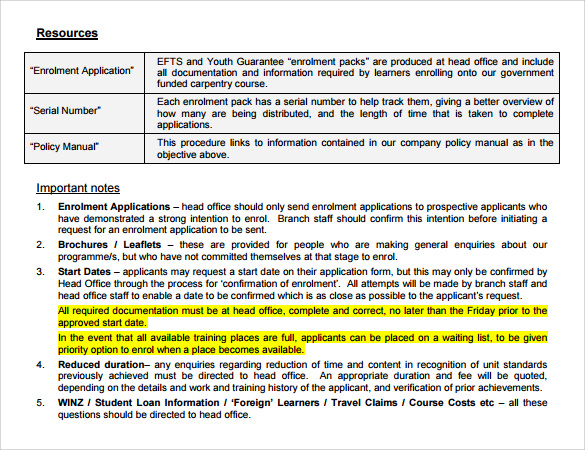 HR Policy Manual Template Documents