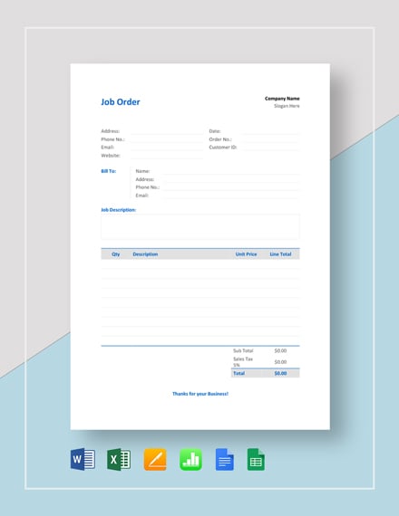 Download Free Change Order Sample DOC PDF