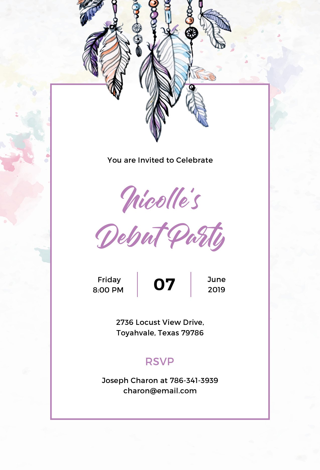 6+ Free Party Invitation Templates Excel PDF Formats