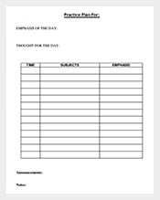 Hockey Practice Plan Template printable pdf download