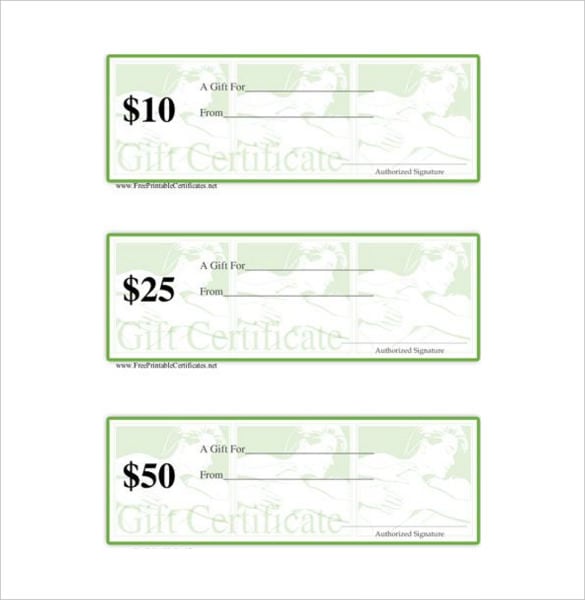 123 Gift Certificate Templates free to download in PDF