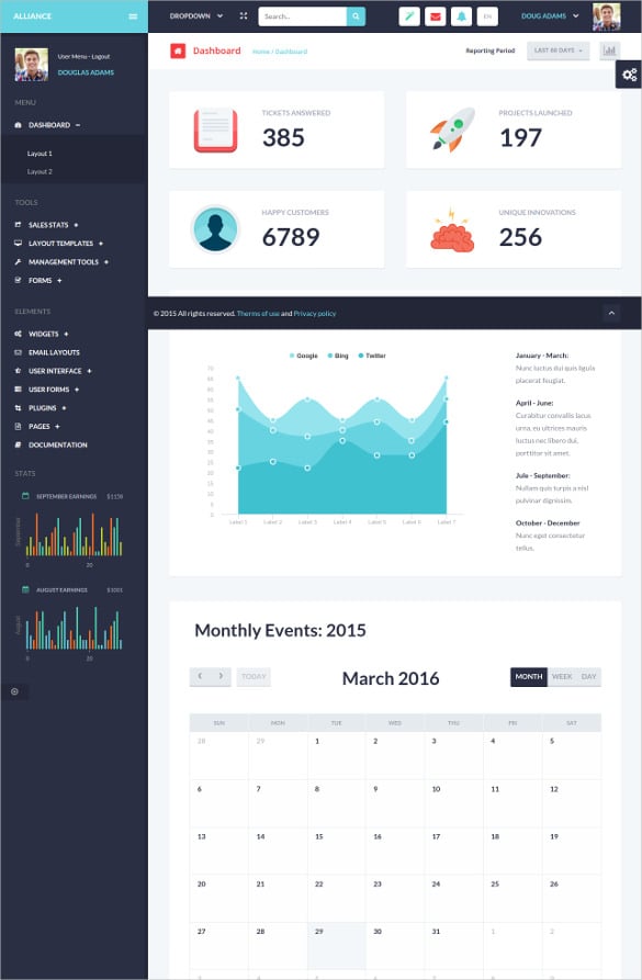 Scale Web Application & Admin Template by Flatfull