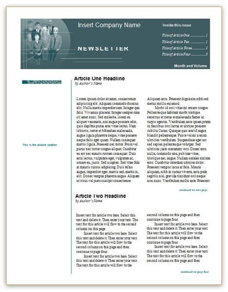 Excellent Templates to Use with Newsletters PowerPoint