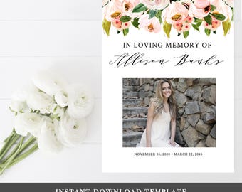 Download Free Funeral Program Template PDF