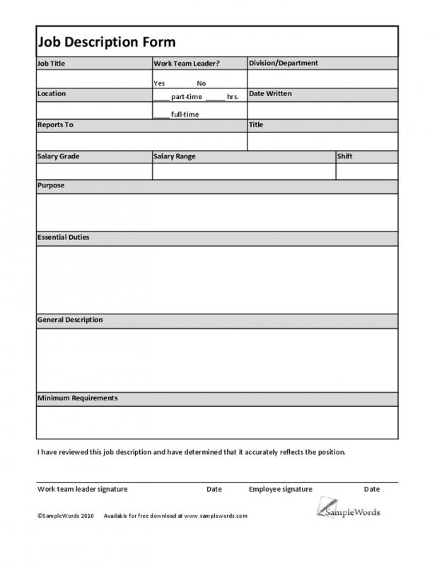 Employment Forms Printable Business Form Templates