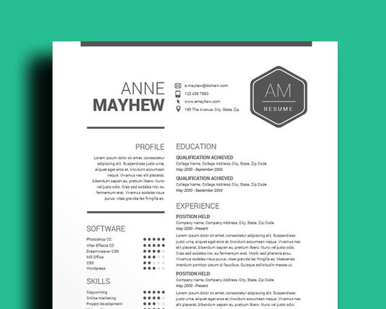 Resume and Cover Letter Templates Word Document Templates