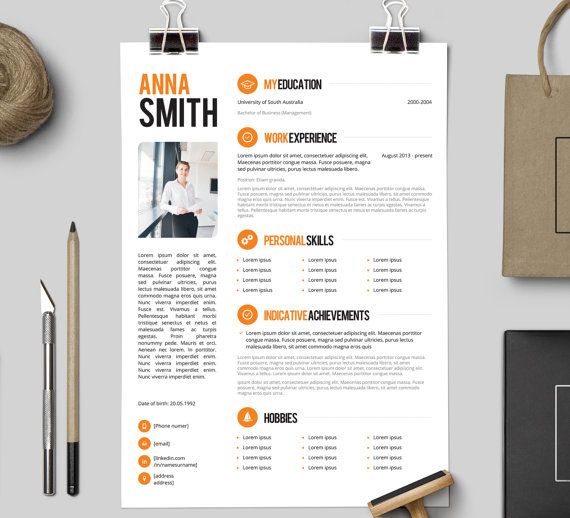 Alex Resume ~ Resume Templates ~ Creative Market