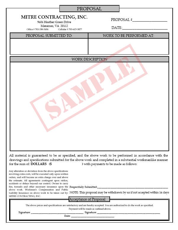 Sample Cleaning Contract Forms 7+ Free - Sample Forms