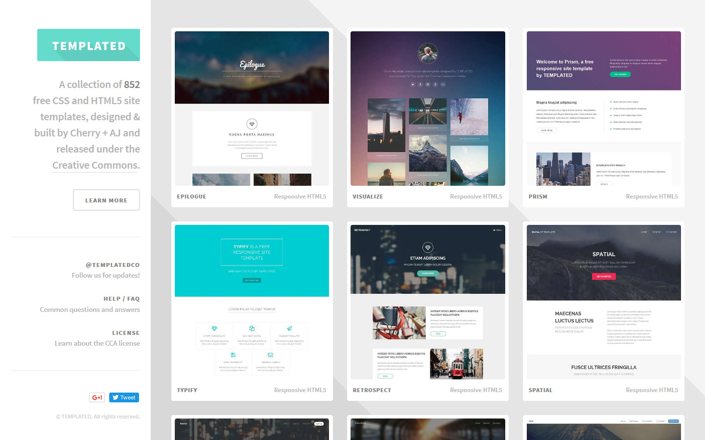 One Page Website Templates For Free Download Styleshout