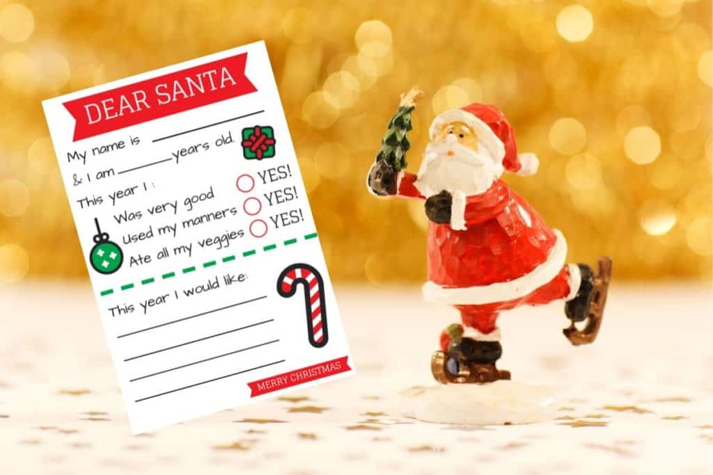 FREE Printable Letters from Santa Christmas Whimsy Series