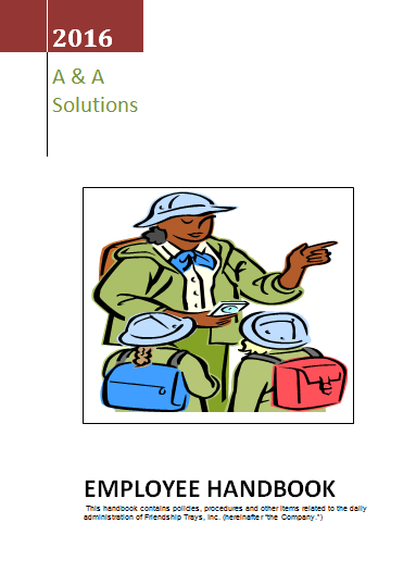 SAMPLE EMPLOYEE HANDBOOK [COMPANY NAME]